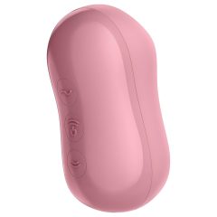   Satisfyer Cotton Candy - léghullámos csiklóvibrátor (korall)