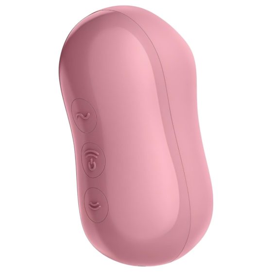 Satisfyer Cotton Candy - léghullámos csiklóvibrátor (korall)