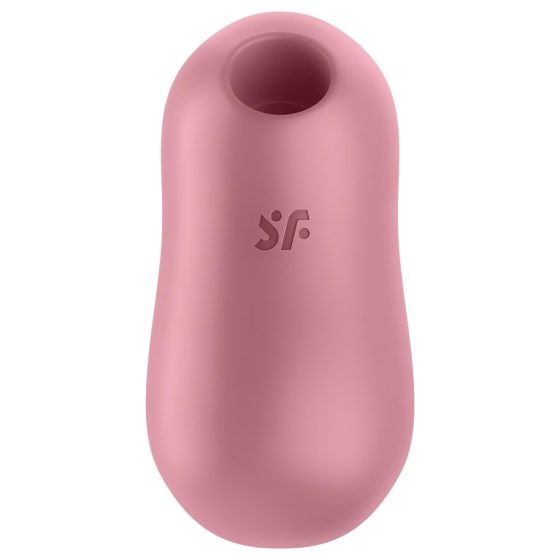 Satisfyer Cotton Candy - léghullámos csiklóvibrátor (korall)