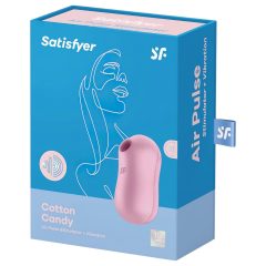   Satisfyer Cotton Candy - akkus léghullámos csiklóvibrátor (lila)