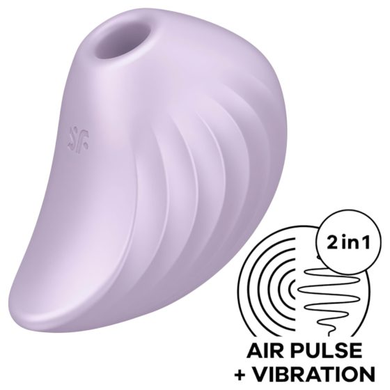 Satisfyer Pearl Diver - akkus, léghullámos csiklóvibrátor (viola)