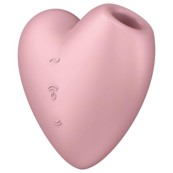 Satisfyer Cutie Heart - akkus léghullámos csiklóvibrátor (pink)