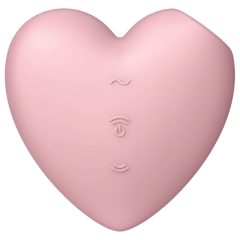   Satisfyer Cutie Heart - akkus léghullámos csiklóvibrátor (pink)