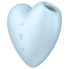   Satisfyer Cutie Heart - akkus léghullámos csiklóvibrátor (kék)