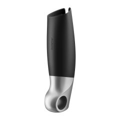 Satisfyer Power - okos, akkus maszturbátor (fekete-ezüst)