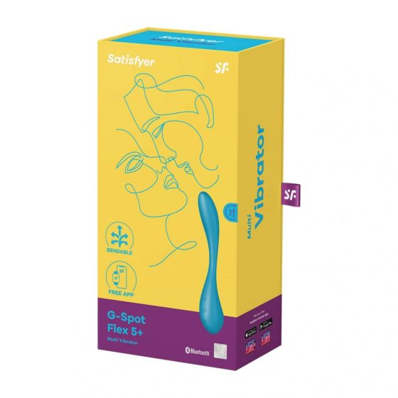 Satisfyer G-spot Flex 5 - okos G-pont vibrátor (zöld)