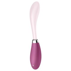   Satisfyer G-Spot Flex 3 - akkus G-pont vibrátor (pink-bordó)