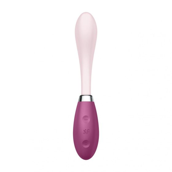 Satisfyer G-Spot Flex 3 - akkus G-pont vibrátor (pink-bordó)