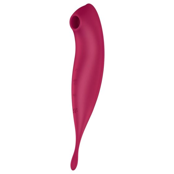 Satisfyer Twirling Pro - okos 2in1 csiklóvibrátor (piros)