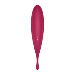 Satisfyer Twirling Pro - okos 2in1 csiklóvibrátor (piros)