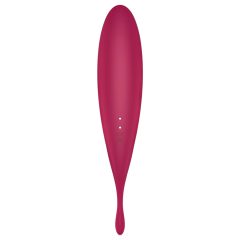 Satisfyer Twirling Pro - okos 2in1 csiklóvibrátor (piros)