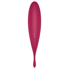 Satisfyer Twirling Pro - okos 2in1 csiklóvibrátor (piros)