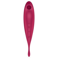 Satisfyer Twirling Pro - okos 2in1 csiklóvibrátor (piros)