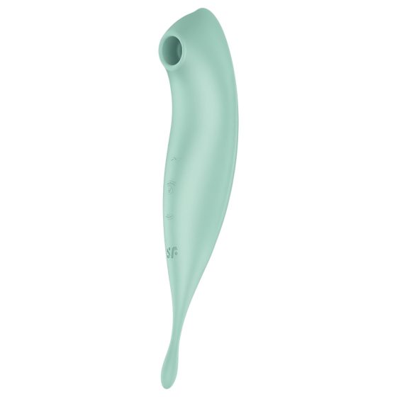 Satisfyer Twirling Pro - okos 2in1 csiklóvibrátor (menta)