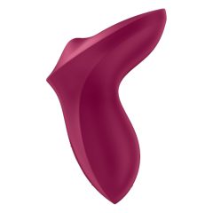   Satisfyer Exciterrr - forgó gyöngyös csiklóvibrátor (piros)