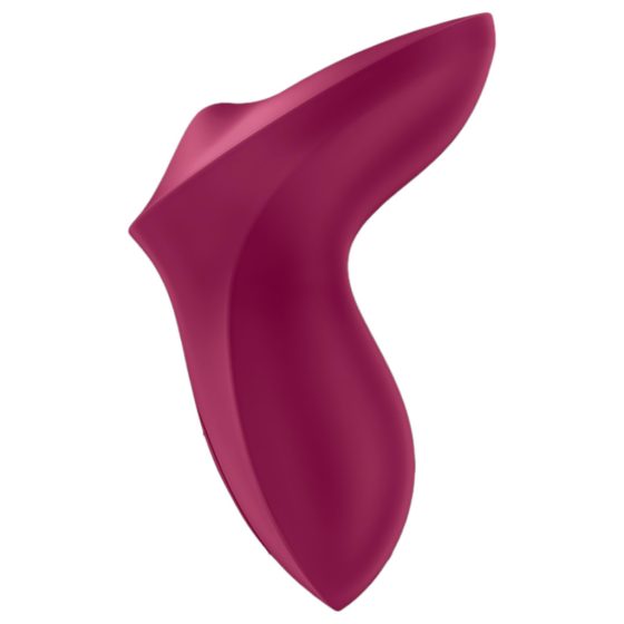 Satisfyer Exciterrr - forgó gyöngyös csiklóvibrátor (piros)