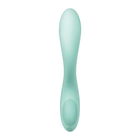 Satisfyer Rrrolling - akkus, mozgó golyós G-pont vibrátor (menta)