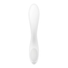   Satisfyer Rrrolling - akkus, mozgó golyós G-pont vibrátor (fehér)