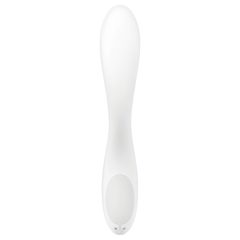   Satisfyer Rrrolling - akkus, mozgó golyós G-pont vibrátor (fehér)