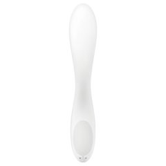   Satisfyer Rrrolling - akkus, mozgó golyós G-pont vibrátor (fehér)