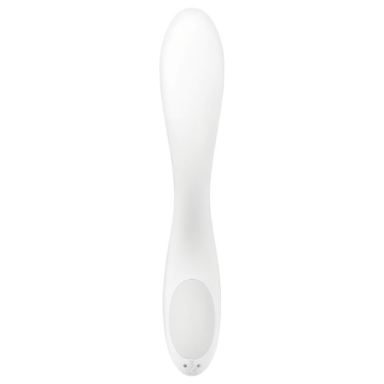 Satisfyer Rrrolling - akkus, mozgó golyós G-pont vibrátor (fehér)