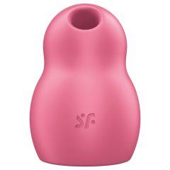   Satisfyer Pro To Go 1 - akkus, léghullámos csiklóizgató (piros)