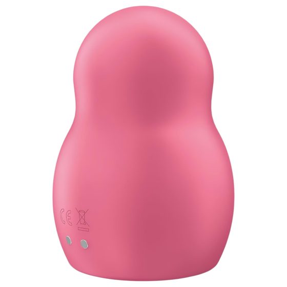 Satisfyer Pro To Go 1 - akkus, léghullámos csiklóizgató (piros)