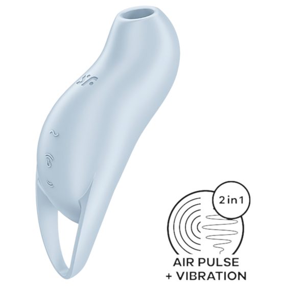 Satisfyer Pocket Pro 1 - léghullámos csiklóizgató (kék)