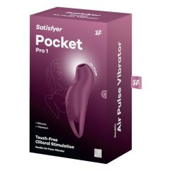   Satisfyer Pocket Pro 1 - akkus, léghullámos csiklóizgató (lila)