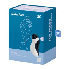   Satisfyer Orca - vízálló léghullámos csiklóizgató (fekete-fehér)