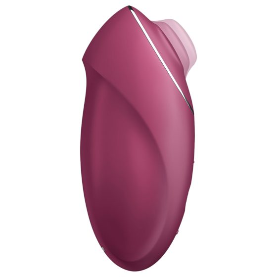 Satisfyer Tap & Climax 1 - 2in1 vibrátor és csiklóizgató (piros)