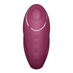   Satisfyer Tap & Climax 1 - 2in1 vibrátor és csiklóizgató (piros)