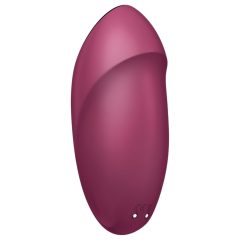   Satisfyer Tap & Climax 1 - 2in1 vibrátor és csiklóizgató (piros)