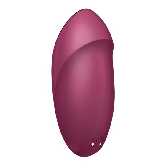 Satisfyer Tap & Climax 1 - 2in1 vibrátor és csiklóizgató (piros)