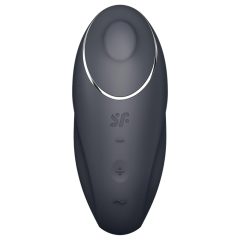   Satisfyer Tap & Climax 1 - 2in1 vibrátor és csiklóizgató (fekete)