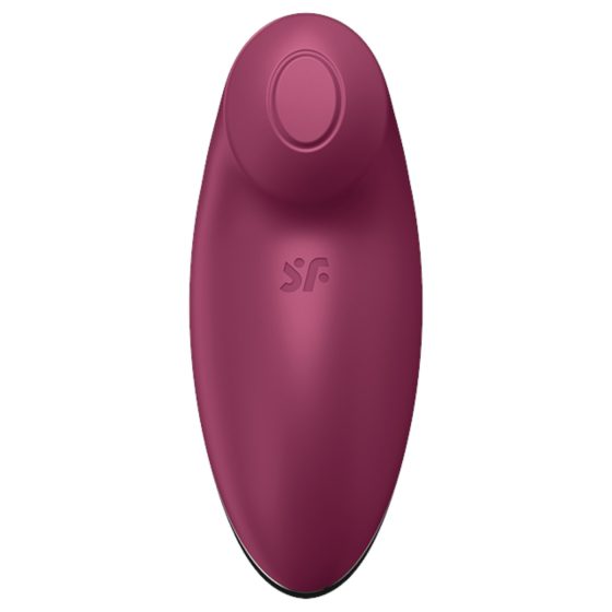 Satisfyer Tap & Climax 2 - 2in1 csiklóizgató és vibrátor (piros)