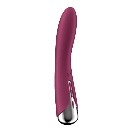 Satisfyer Spinning Vibe 1 - forgó fejes G-pont vibrátor (piros)