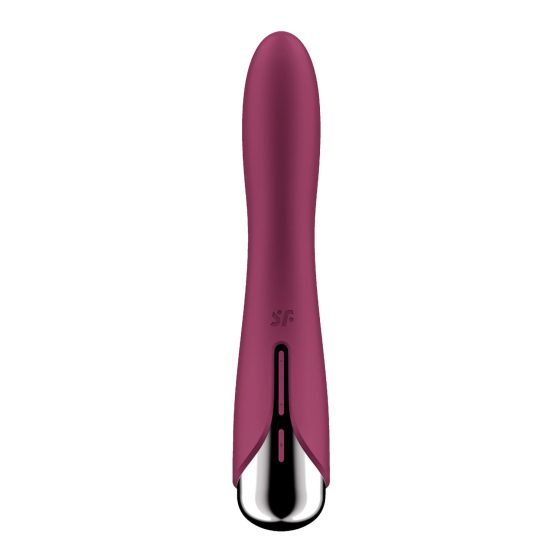 Satisfyer Spinning Vibe 1 - forgó fejes G-pont vibrátor (piros)