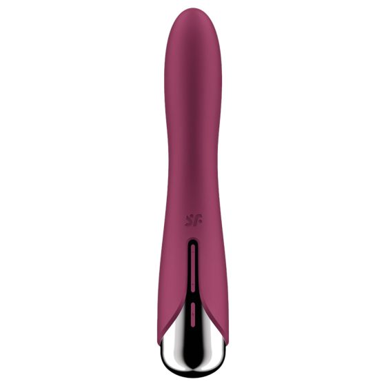 Satisfyer Spinning Vibe 1 - forgó fejes G-pont vibrátor (piros)