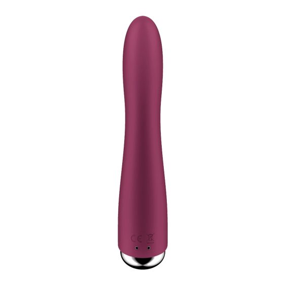 Satisfyer Spinning Vibe 1 - forgó fejes G-pont vibrátor (piros)