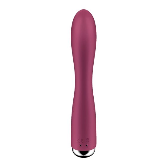 Satisfyer Spinning Rabbit 1 - forgó csiklókaros vibrátor (piros)