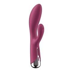   Satisfyer Spinning Rabbit 1 - forgó csiklókaros vibrátor (piros)