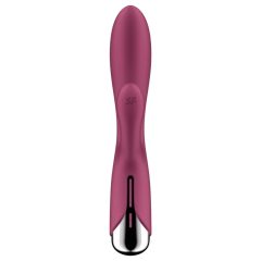   Satisfyer Spinning Rabbit 1 - forgó csiklókaros vibrátor (piros)