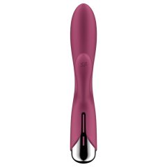   Satisfyer Spinning Rabbit 1 - forgó csiklókaros vibrátor (piros)