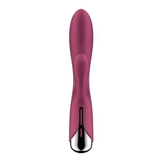 Satisfyer Spinning Rabbit 1 - forgó csiklókaros vibrátor (piros)