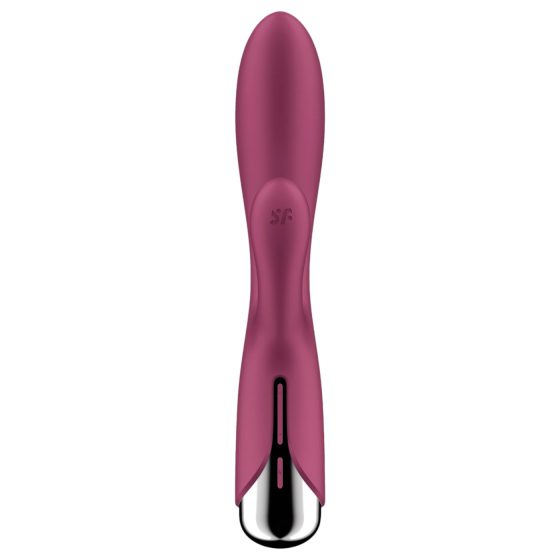 Satisfyer Spinning Rabbit 1 - forgó csiklókaros vibrátor (piros)