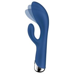   Satisfyer Spinning Rabbit 1 - forgó csiklókaros vibrátor (kék)