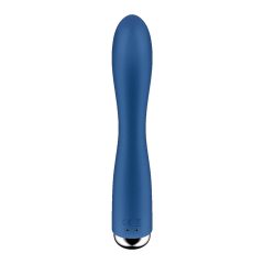   Satisfyer Spinning Rabbit 1 - forgó csiklókaros vibrátor (kék)