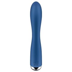   Satisfyer Spinning Rabbit 1 - forgó csiklókaros vibrátor (kék)