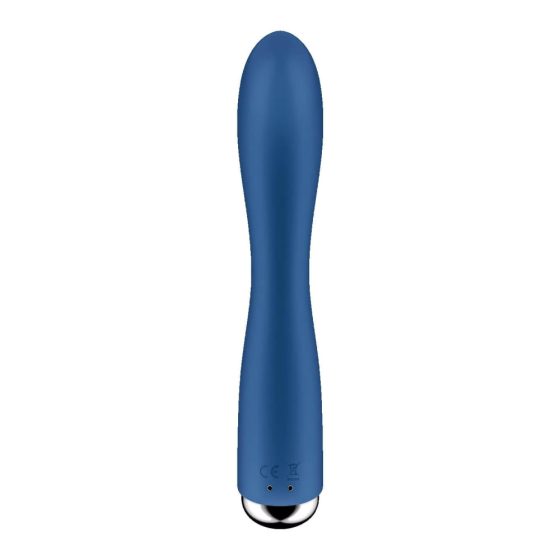 Satisfyer Spinning Rabbit 1 - forgó csiklókaros vibrátor (kék)